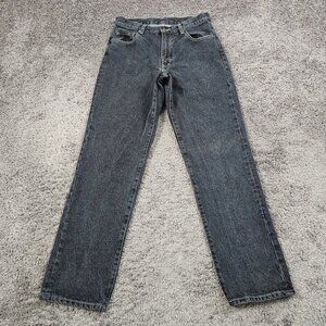 VINTAGE Polo Ralph Lauren Jeans Mens 28x31 Black Mid Rise Cotton 90s Union USA